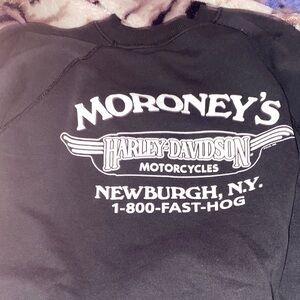Harley-Davidson Black and White Logo Sweatshirt